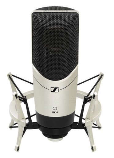 [MK4 + MKS4] Microphone de studio à grande membrane avec capsule à condensateur 1", Sennheiser MK 4 + suspension araignée MKS4