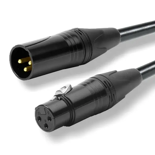 [EK 6307010S] EMELEC Cable XLR M - XLR H DMX_Q3-2110 1M
