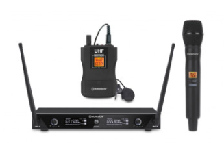 [BE-1020/MIC/BP] Ensemble UHF double Diversity, Micro main et mic cravate 655/669 Mhz BE-1020/MIC/BP RONDSON